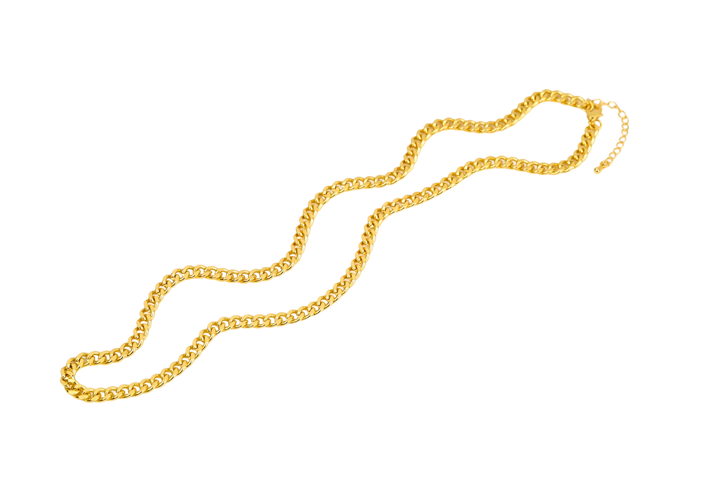 Classic Medium Cuban Link Necklace 18K Gold Filled / Silver