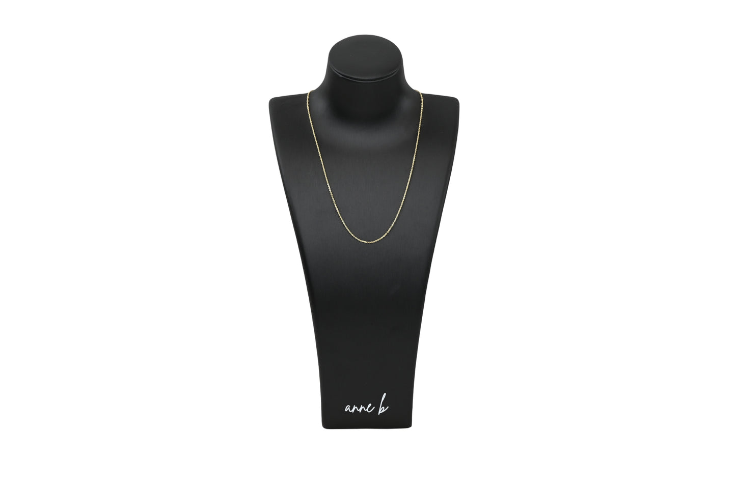 Classic Dainty / Box Chain Adjustable Necklace 18" 20" 18K Gold Filled / Silver