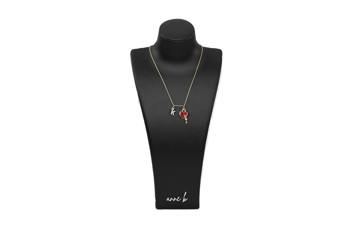 Minimalist Chain with Charm Ring Necklace 18k Gold Filled / Silver