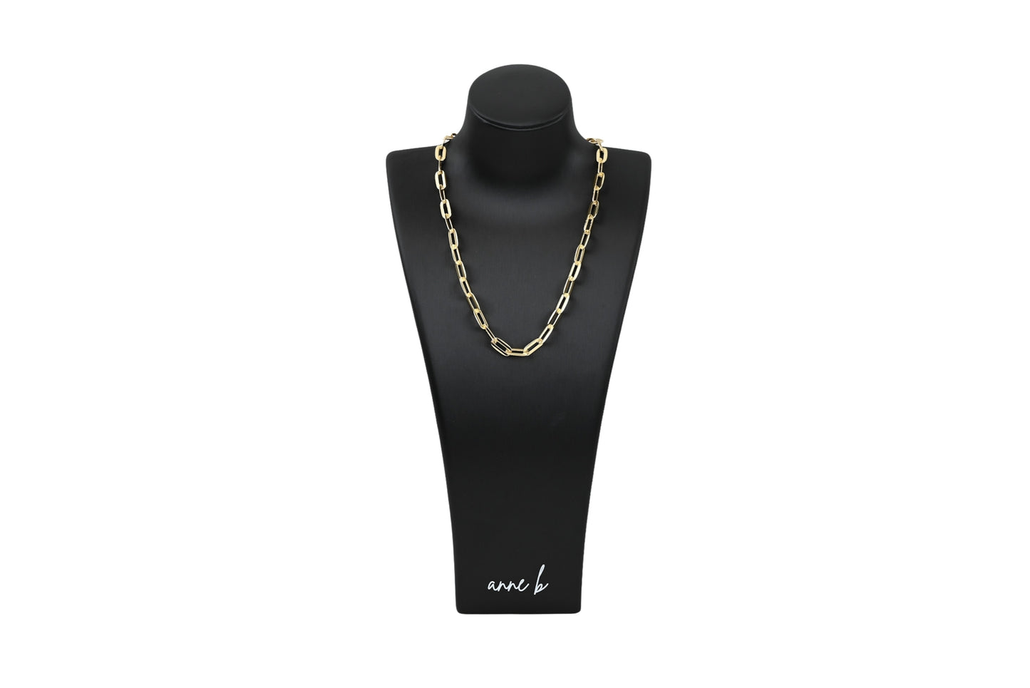 Chunky Oval Flat Necklace 18K Gold Filled / Silver