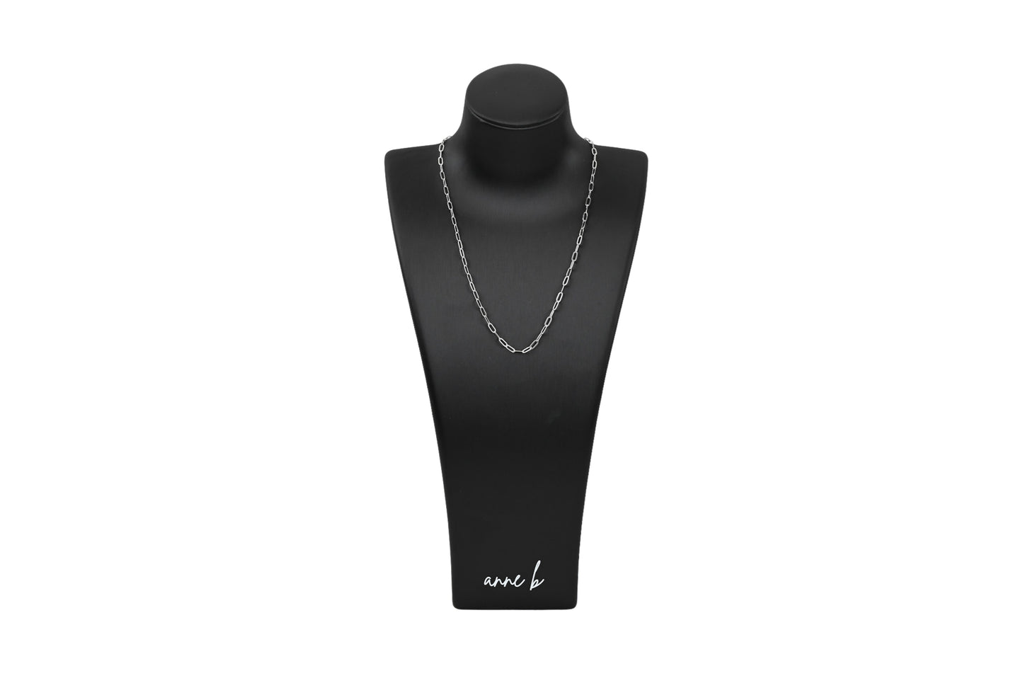Mini Paperclip Necklace Chain 18K Gold Filled / Silver